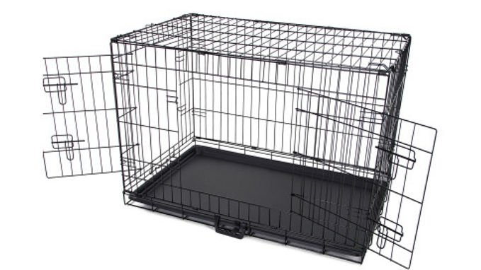 Wire Dog Cage Crate 24in with Tray 1 3da2ea 200acfa9a72c4bd9a28f8340b0d87044mv2